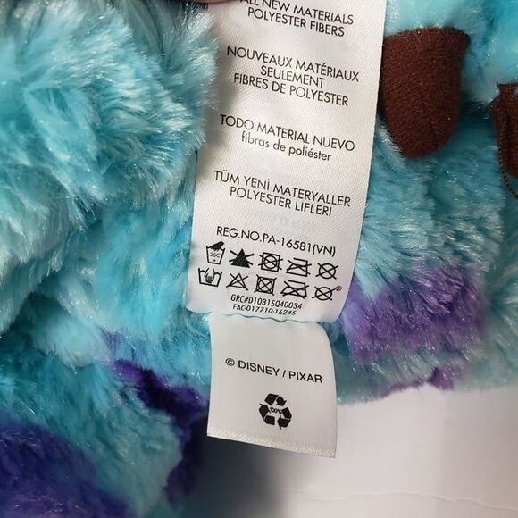 Disney Collection Monsters Inc Sully Plush 14" Stuffed Animal Huggable Toy - Picture 7 of 7